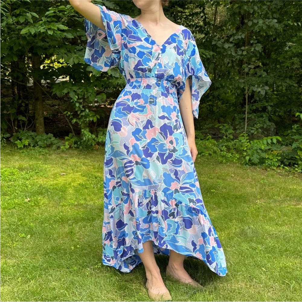 Anthropologie Abel the Label gorgeous tropical maxi dress, S. - Picture 2 of 8